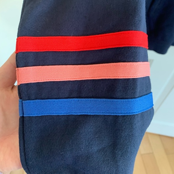 Marc New York Hooded 1/4 Zip Pullover Midnight - Picture 2 of 7